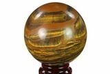 Polished Tiger's Eye Sphere #143266-1